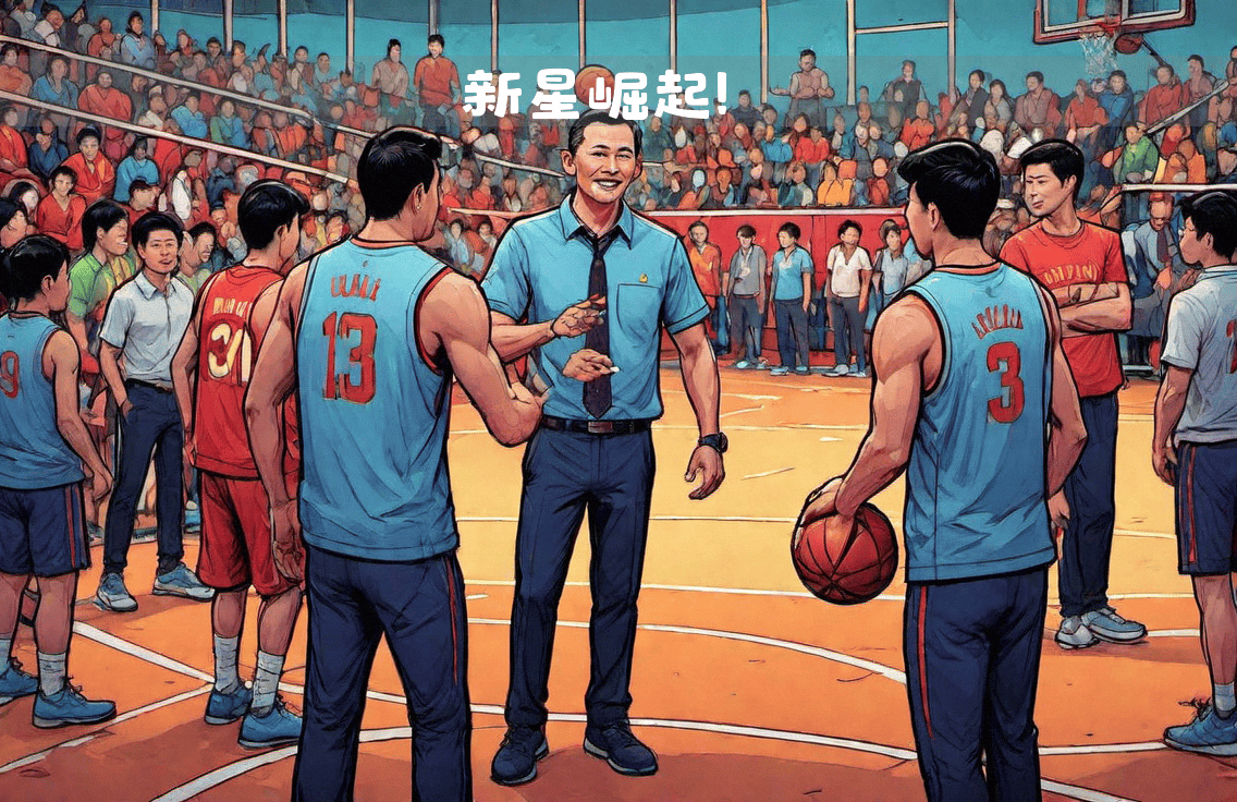 新星崭露头角，篮球赛场掀起热潮的简单介绍